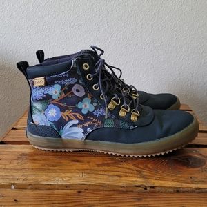 Keds x Rifle Paper Company Scout Boot Water Resistant Navy Blue Floral